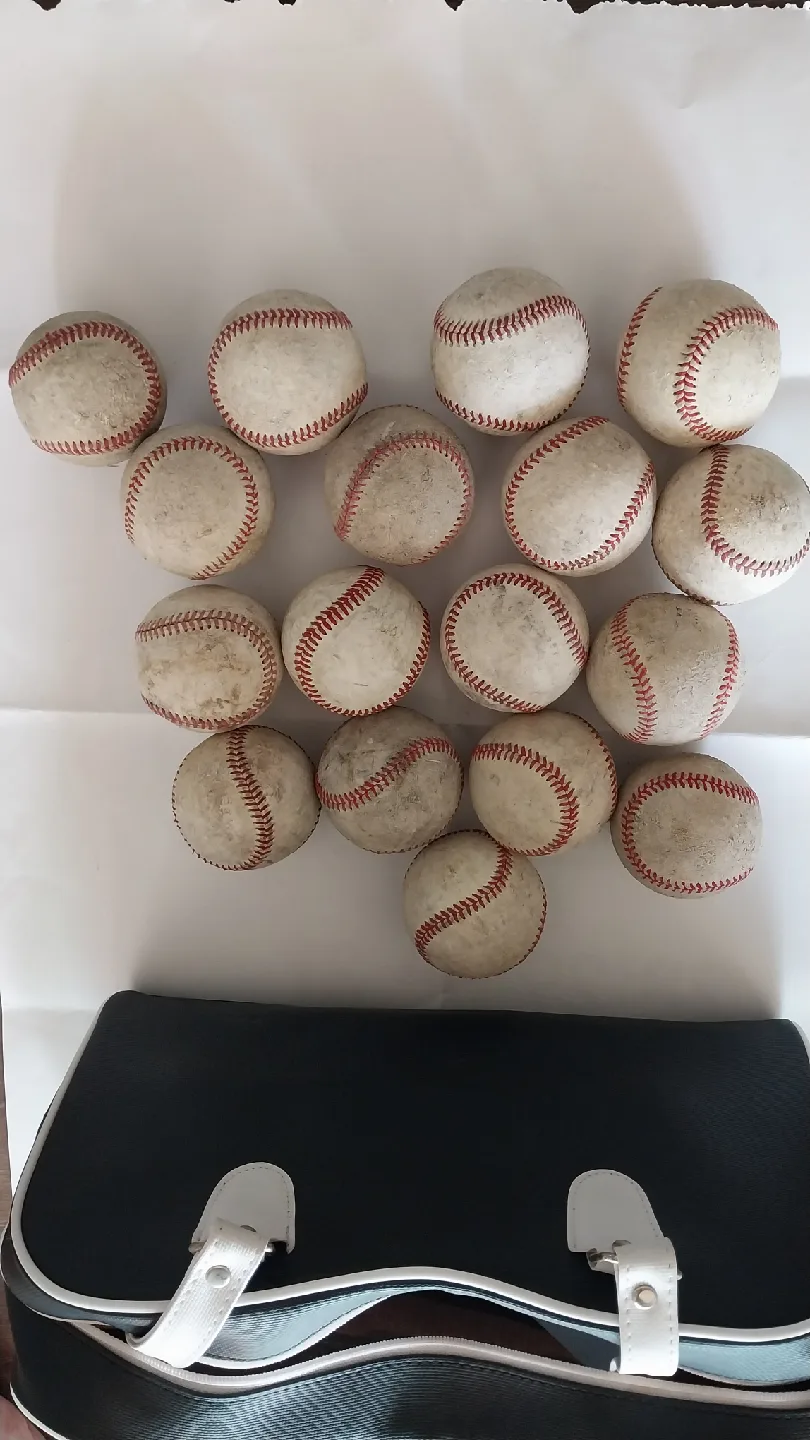 중고 야구공 + 가방