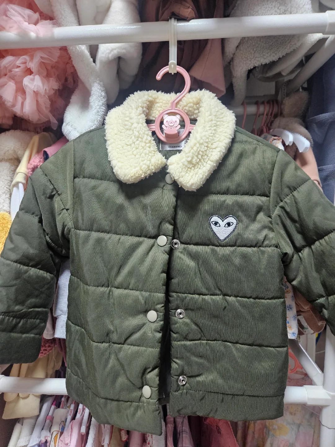 코코브로니 양털 패딩코트M (35갤까지 추천)