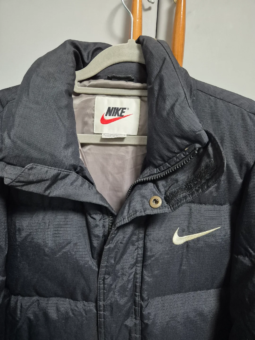 나이키 블랙 패딩