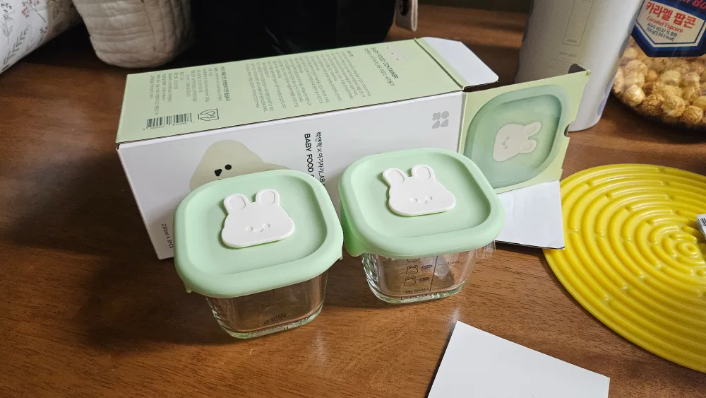 락앤락 이유식 용기 2개 새상품&1개 중고