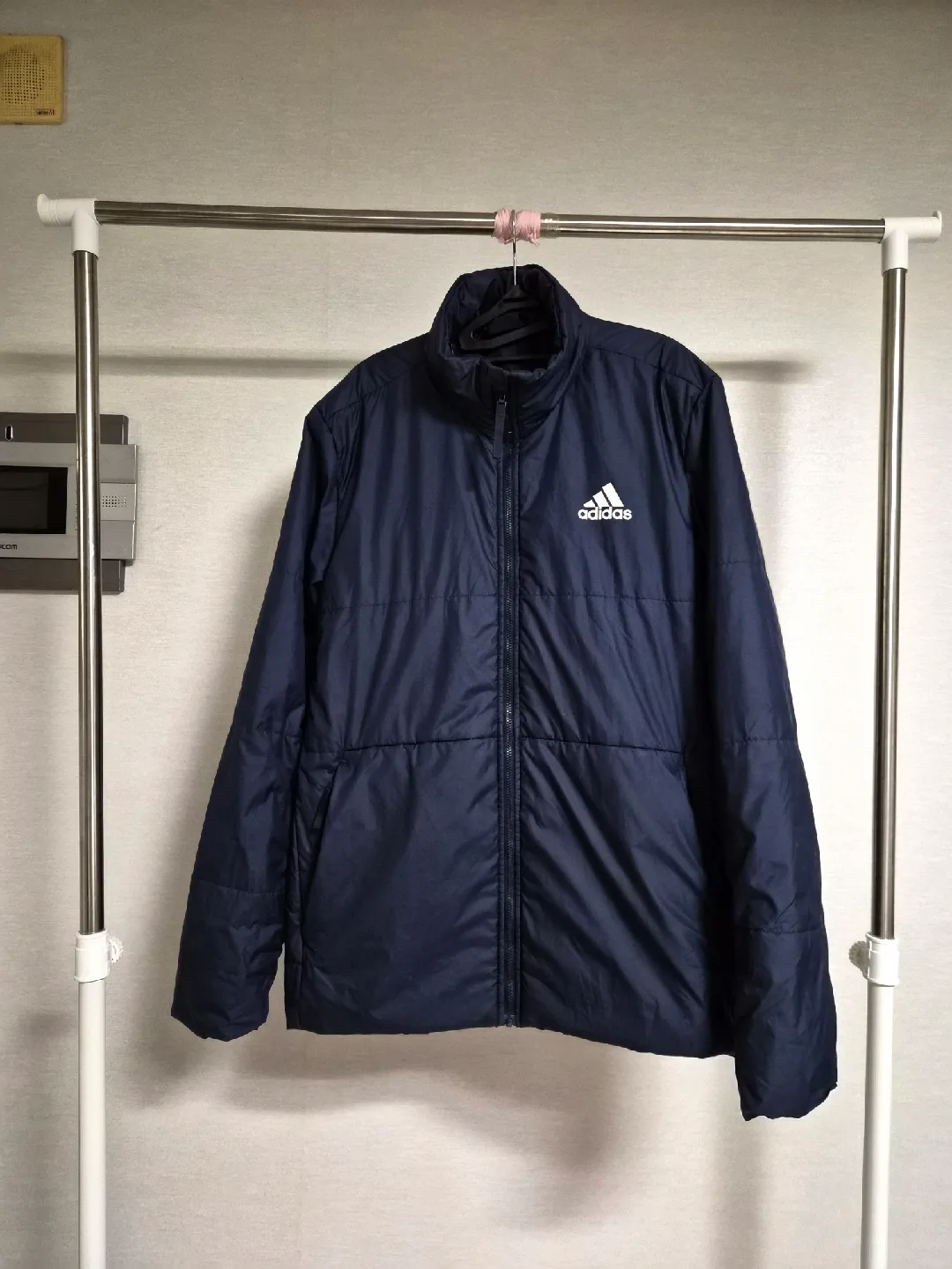 아디다스 네이비 패딩 L