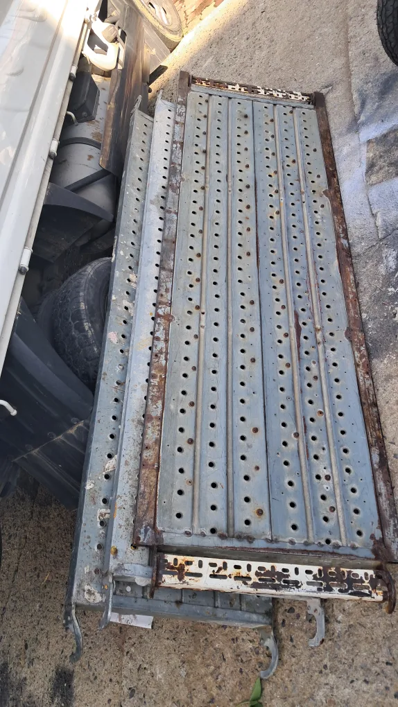 중고 건설 작업 발판 3 갱건설 현장에서 사용하는