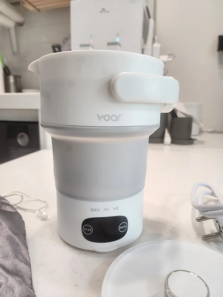 (새상품/세척만햇어요)보아르 접이식 분유 휴대용 전기포트