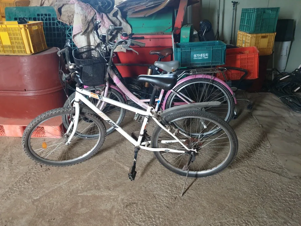 중고 자전거 2대