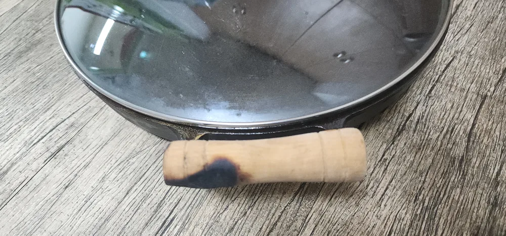 중고 웍 (유리뚜껑)