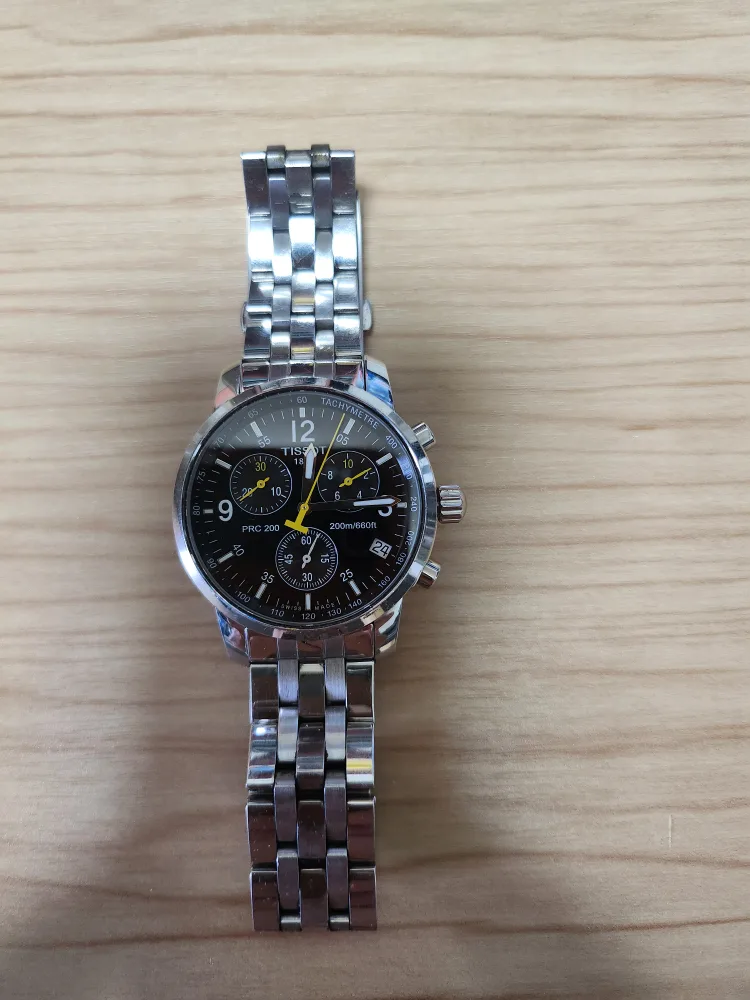 티쏘 PRC200 크로노 시계