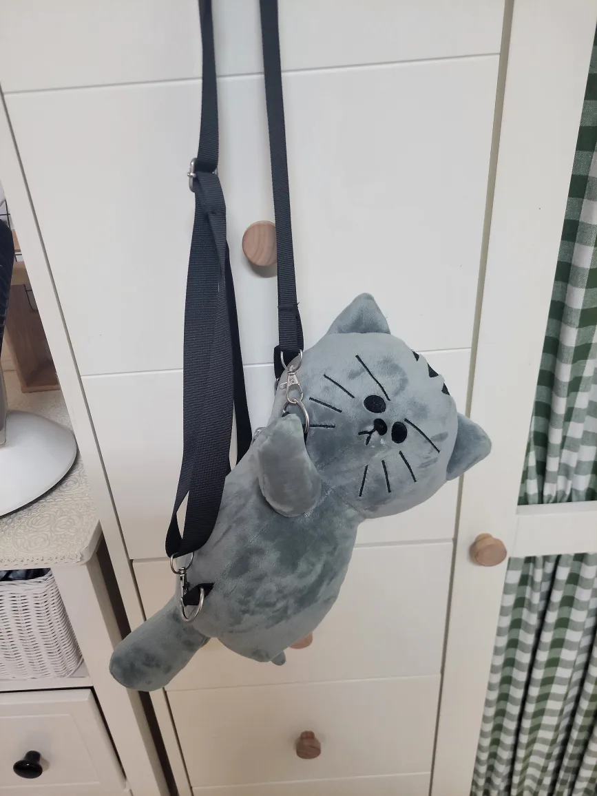 고양이 인형 가방