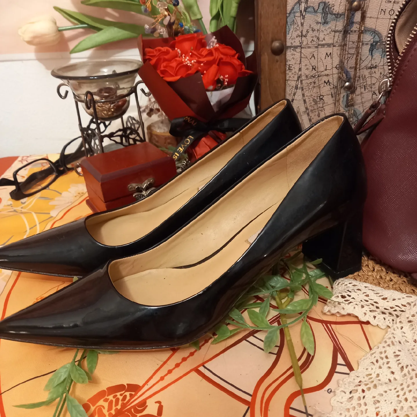 비대면ㅡ정품 미우미우 블랙힐 38ㅡ240사이즈