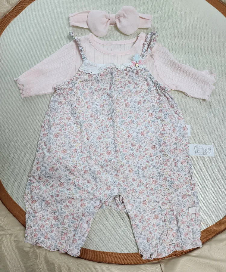 아가방 여아외출복세트 80 (시착사진O)