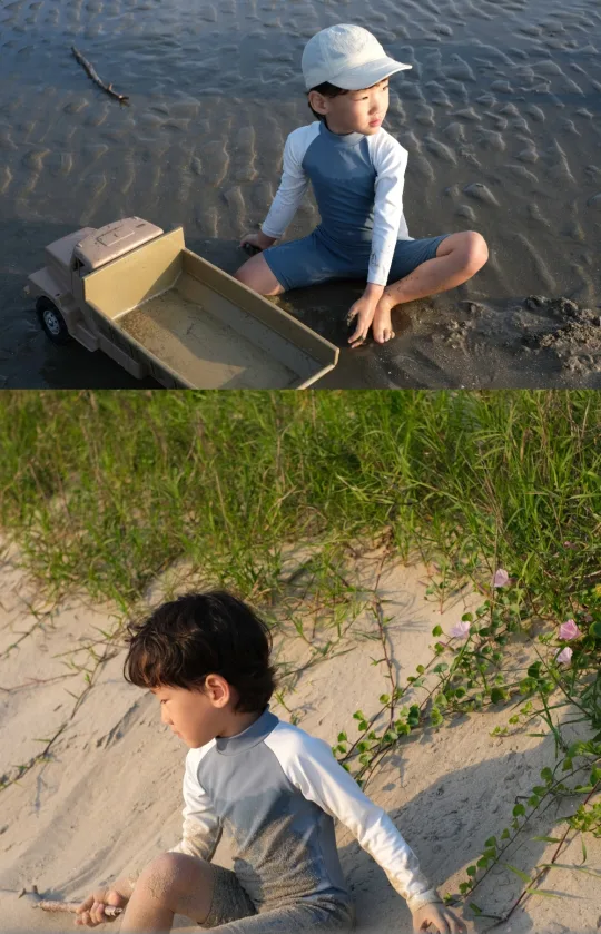 유아수영복(아기수영복,올인원 래쉬가드)