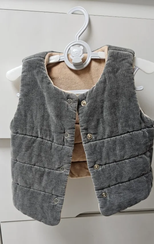 아기 양면 조끼S