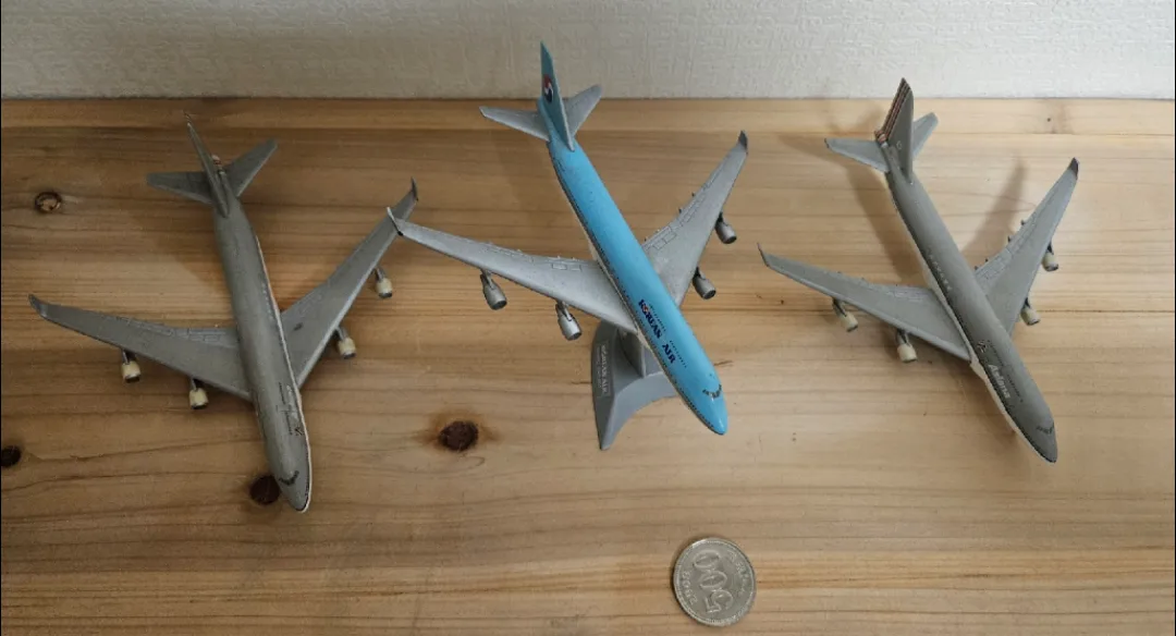 장식용 구형 대한항공+아시아나 항공기 모형 중고판매합니다