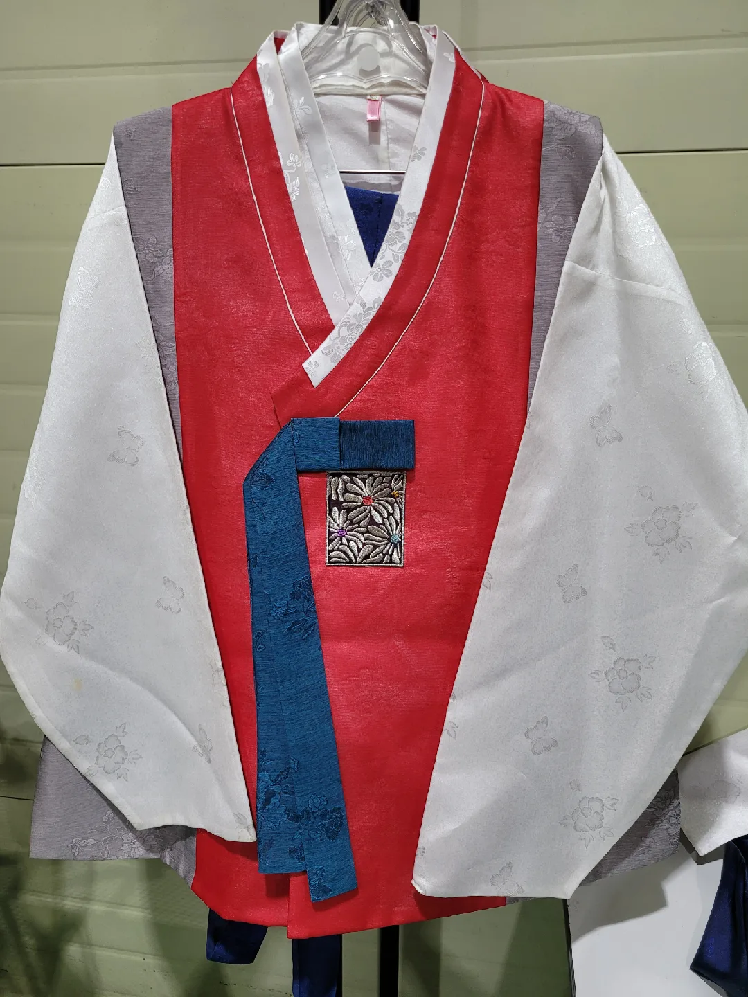 2만원 중고 95사이즈 남성 한복 세트 (저고리+배자+ 바지 3종)