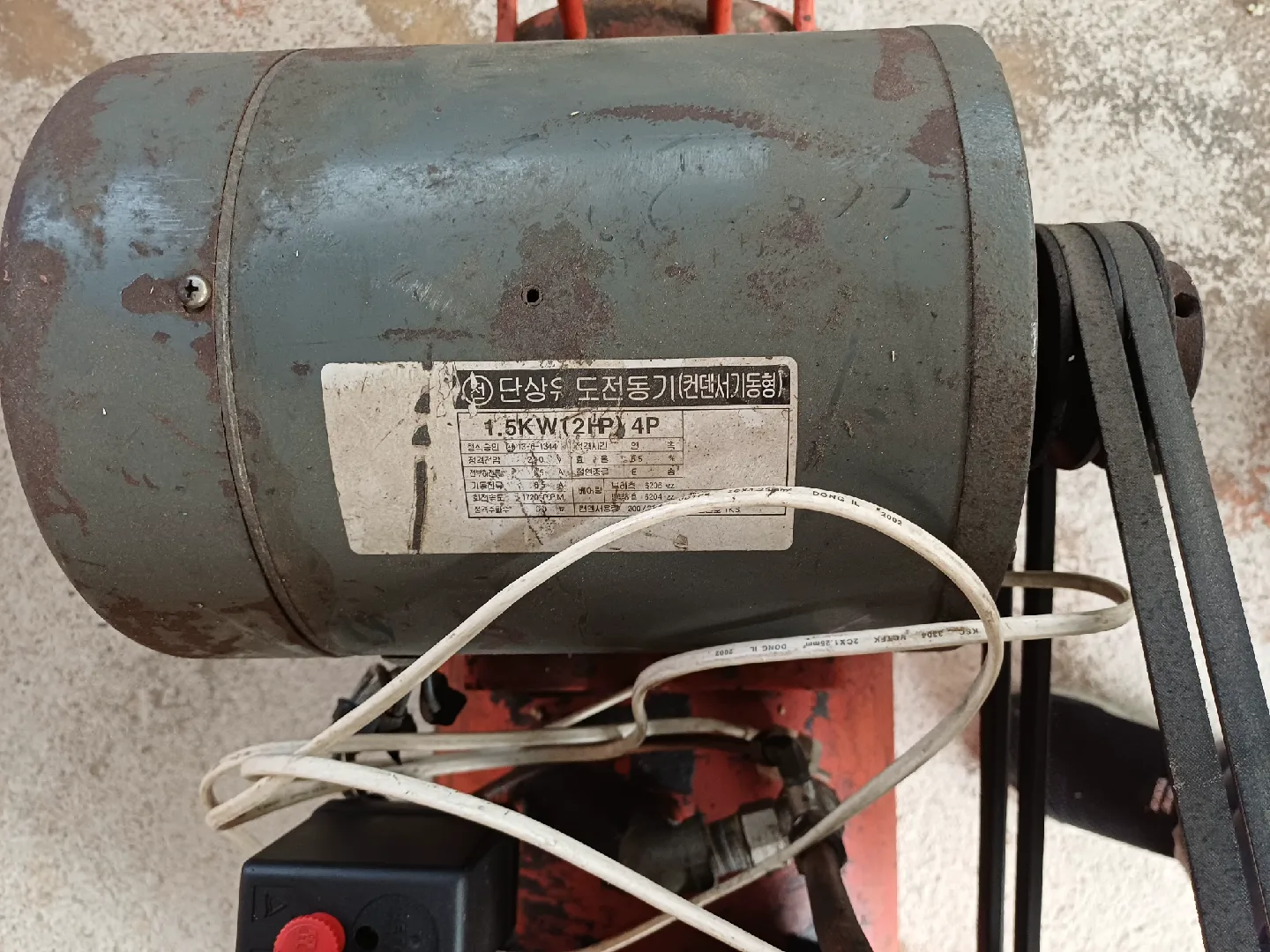 중고 콤프레샤 1.5kW