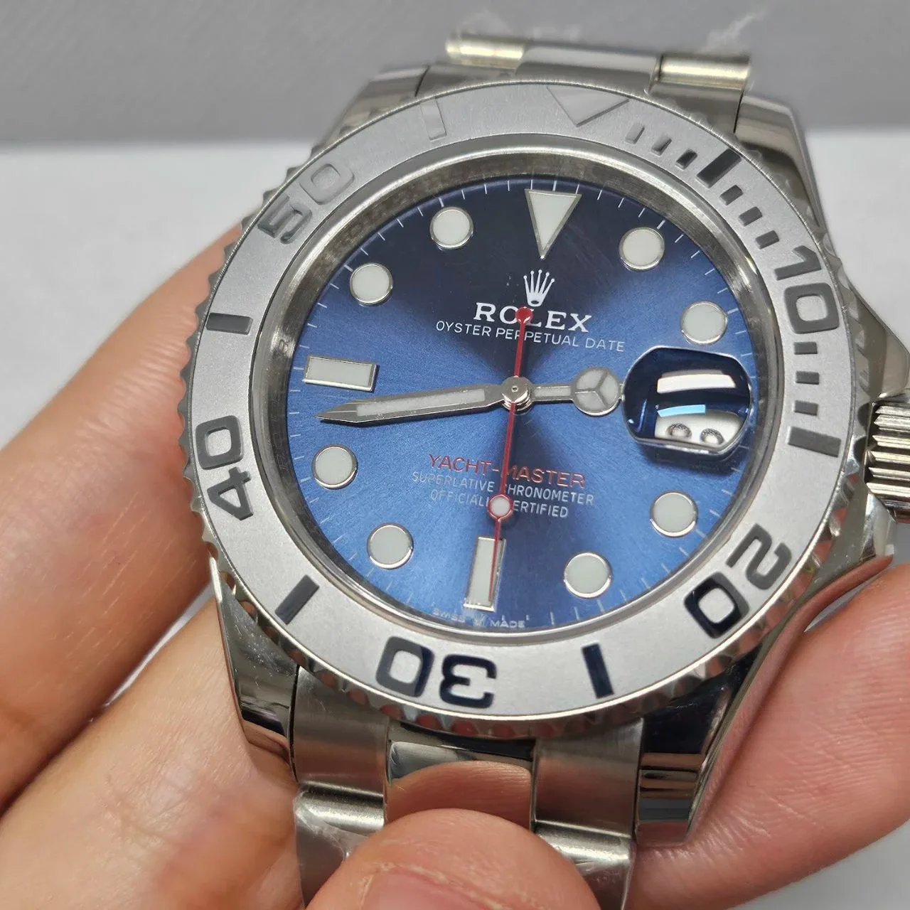 롤렉스 요트마스터 40mm 시계