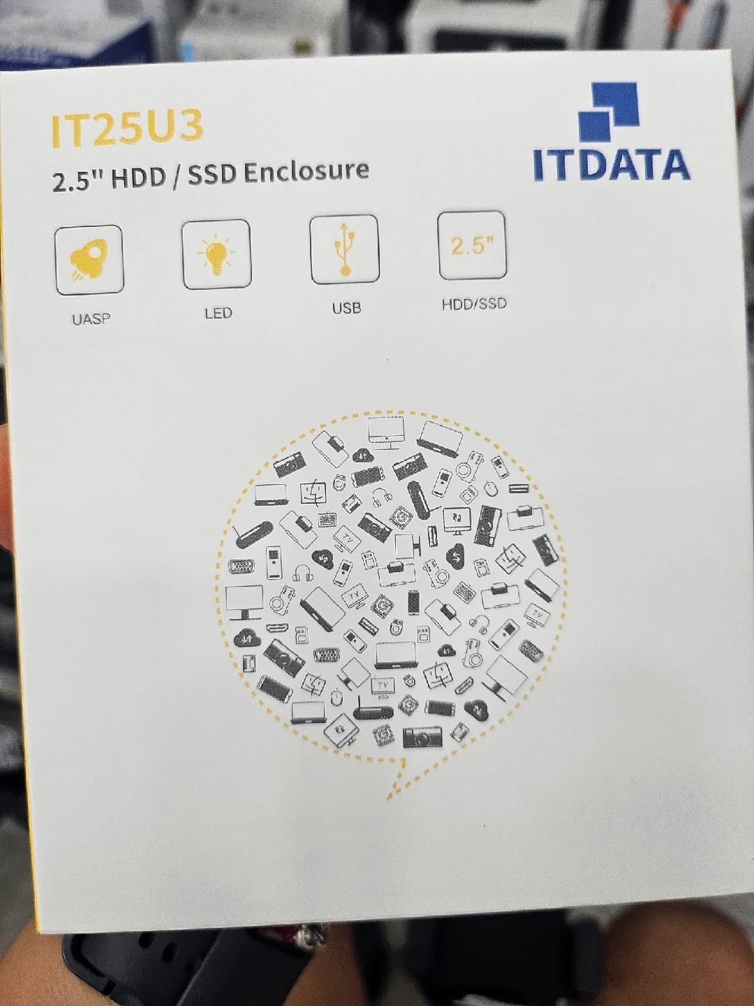 ITDATA 외장 케이스 IT25U3