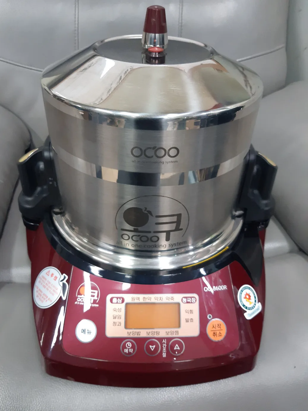 오쿠 OC-8600R 중탕기 구운계란 한약 보약 상태좋음 중고입니다