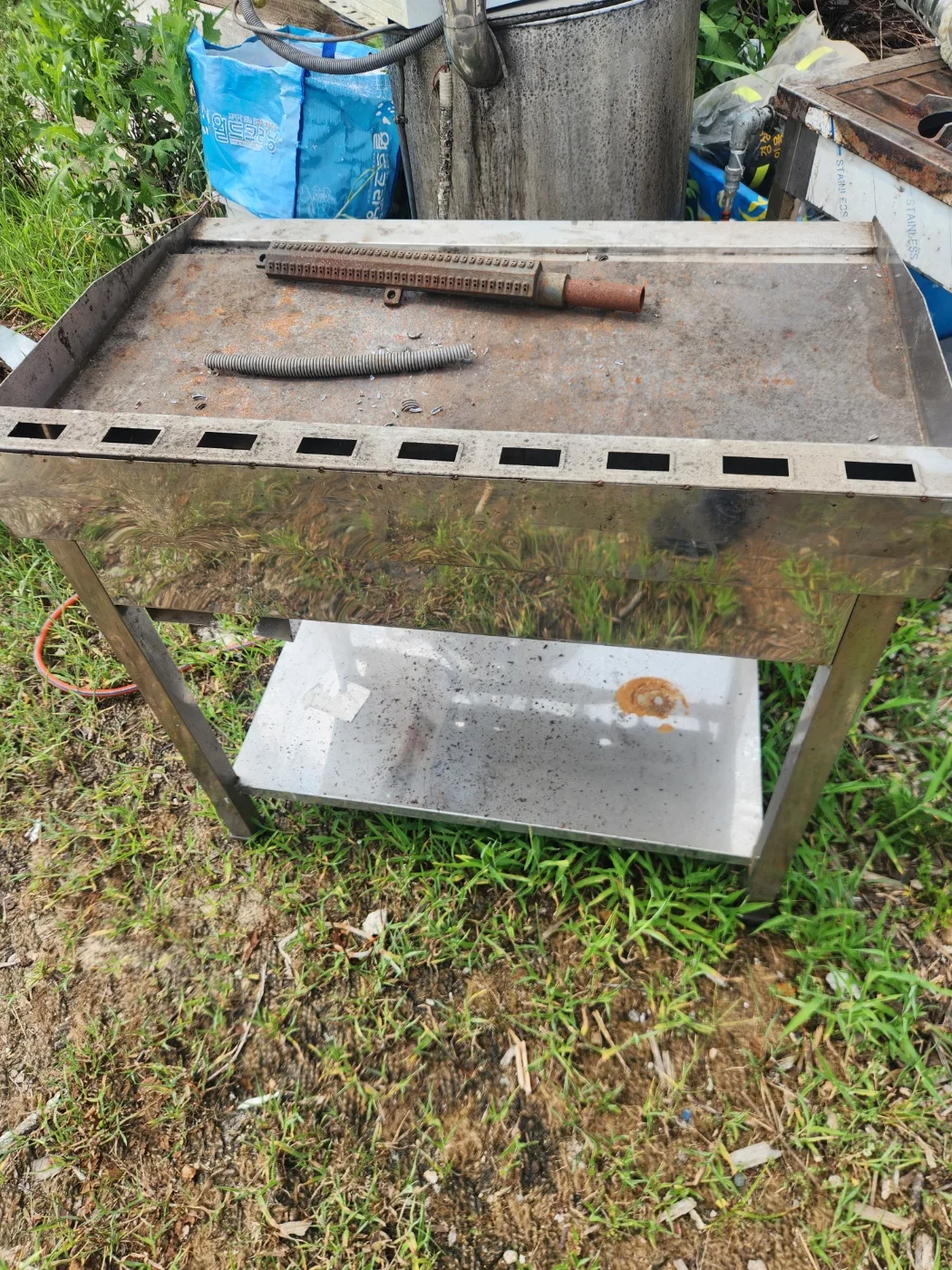 중고 스텐 BBQ 그릴