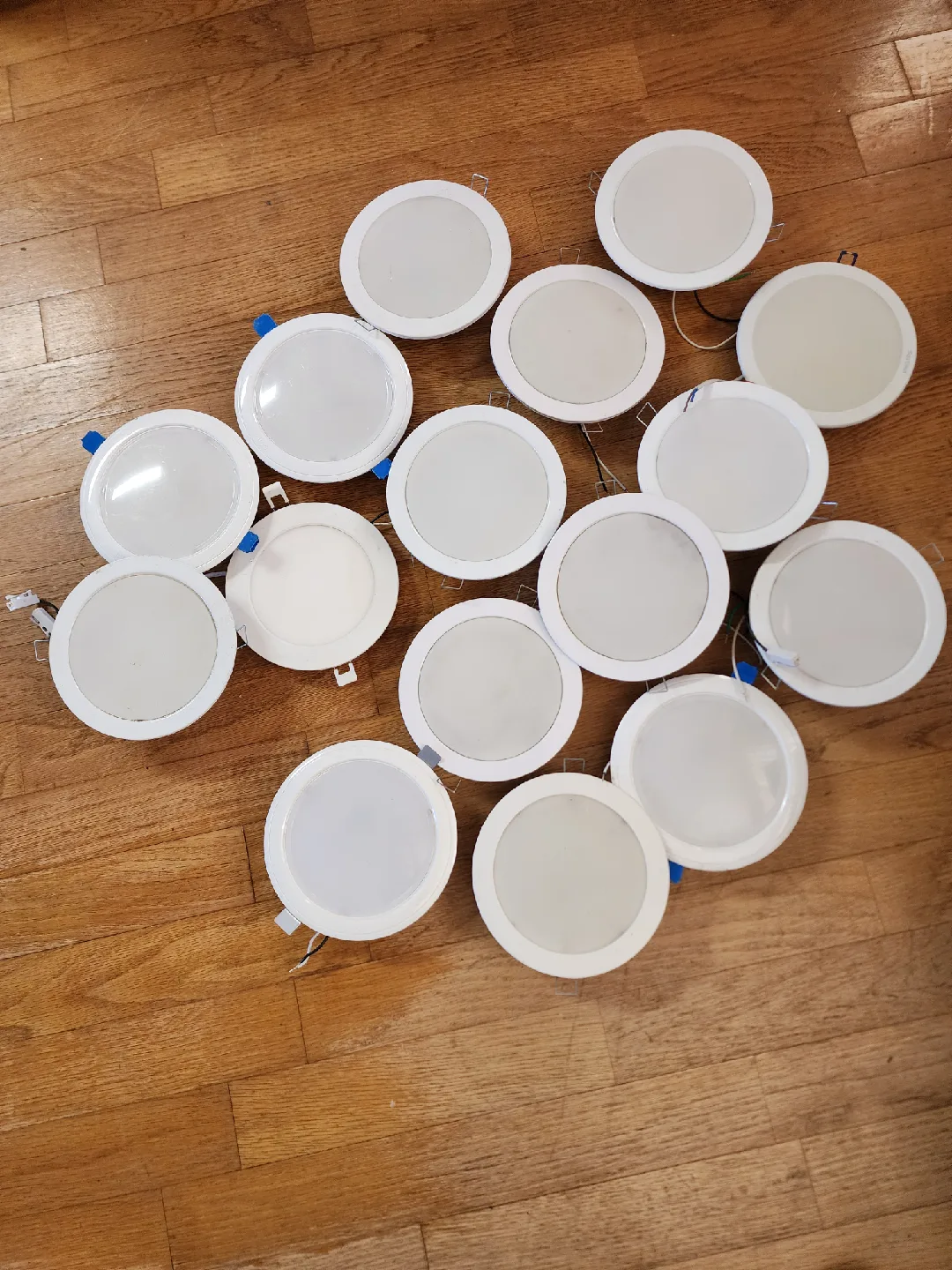 중고 LED 원형 천장매립등16개