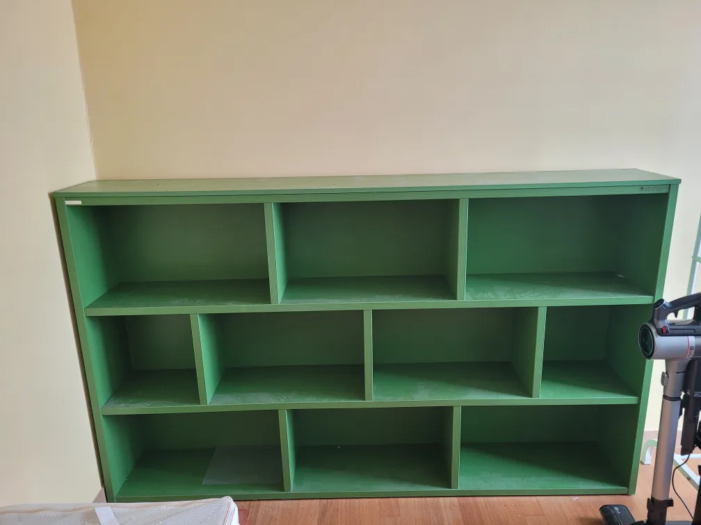 초록색 책장/수납장