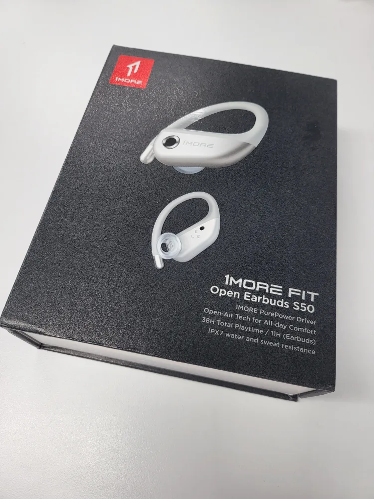 세상 편한 귀걸이형 블루투스 이어폰 원모어S50 풀박