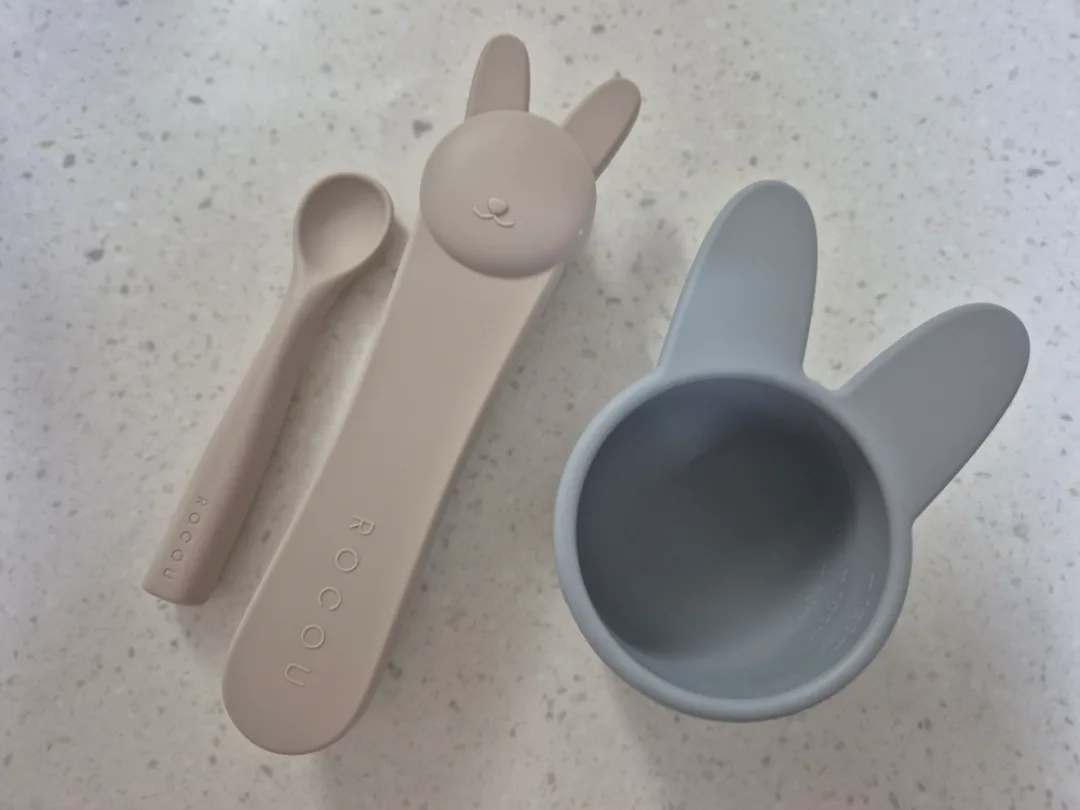로코유 토끼 이유식 식기 세트