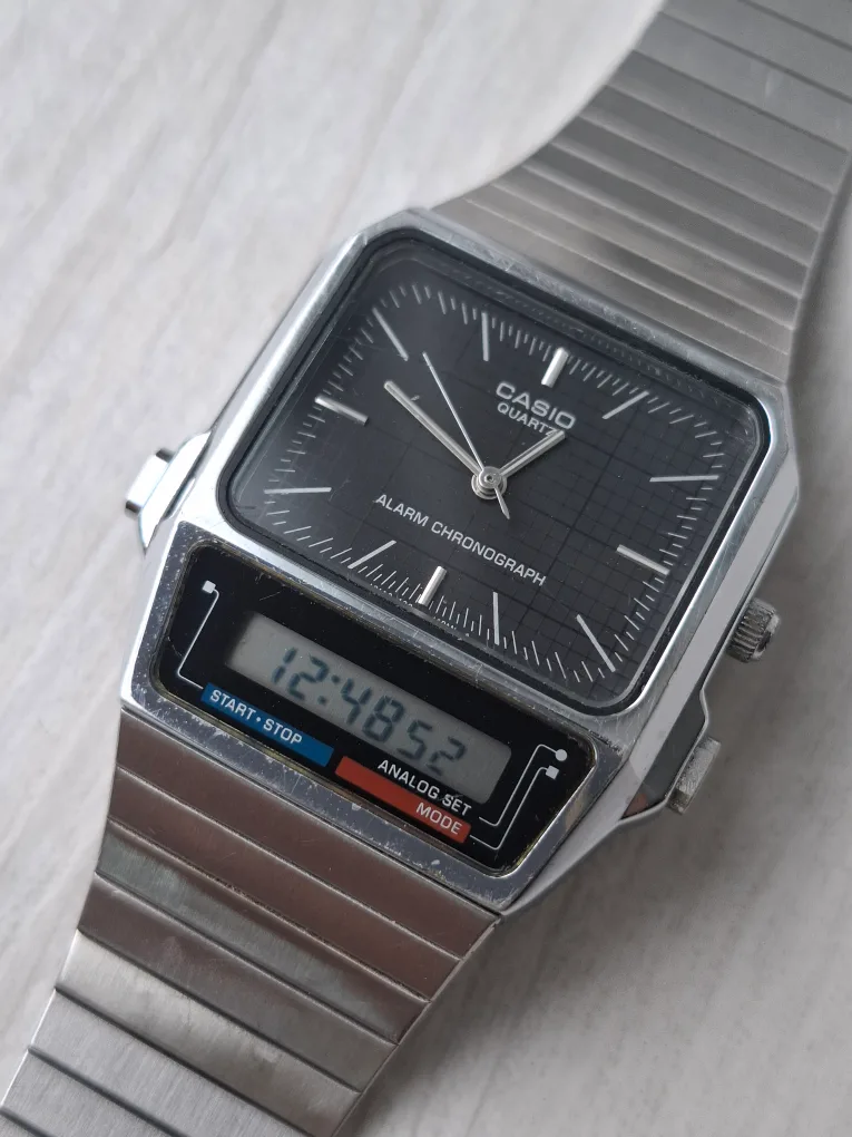 희귀 80년대 카시오 아나디지 AQ-450