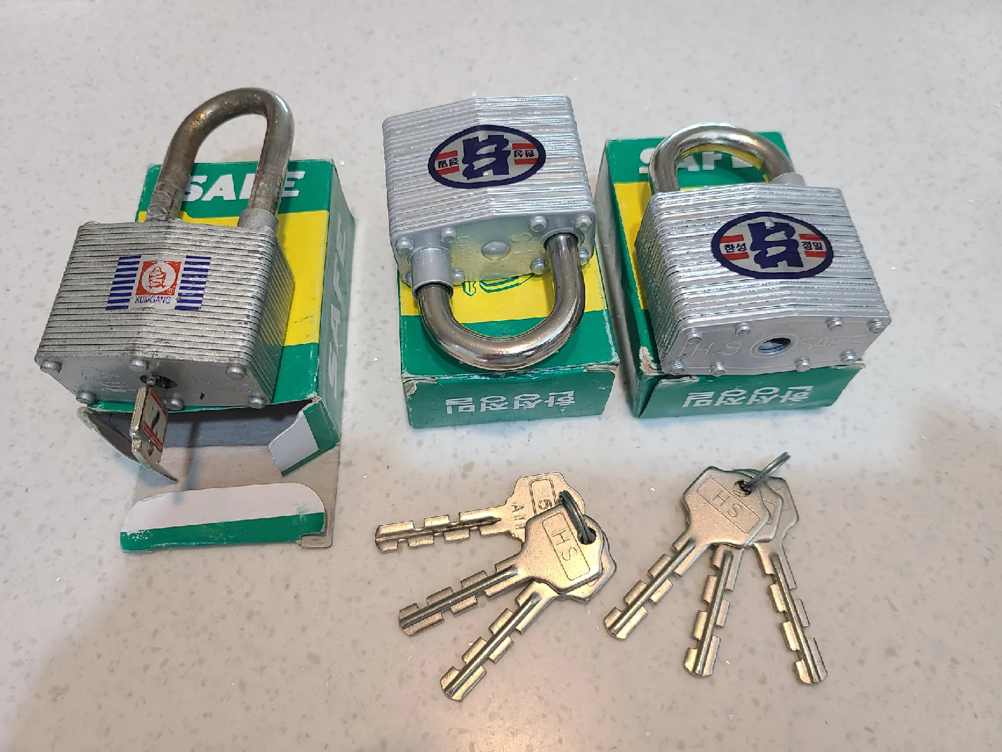 자물쇠 🔐 새제품2개+중고1개