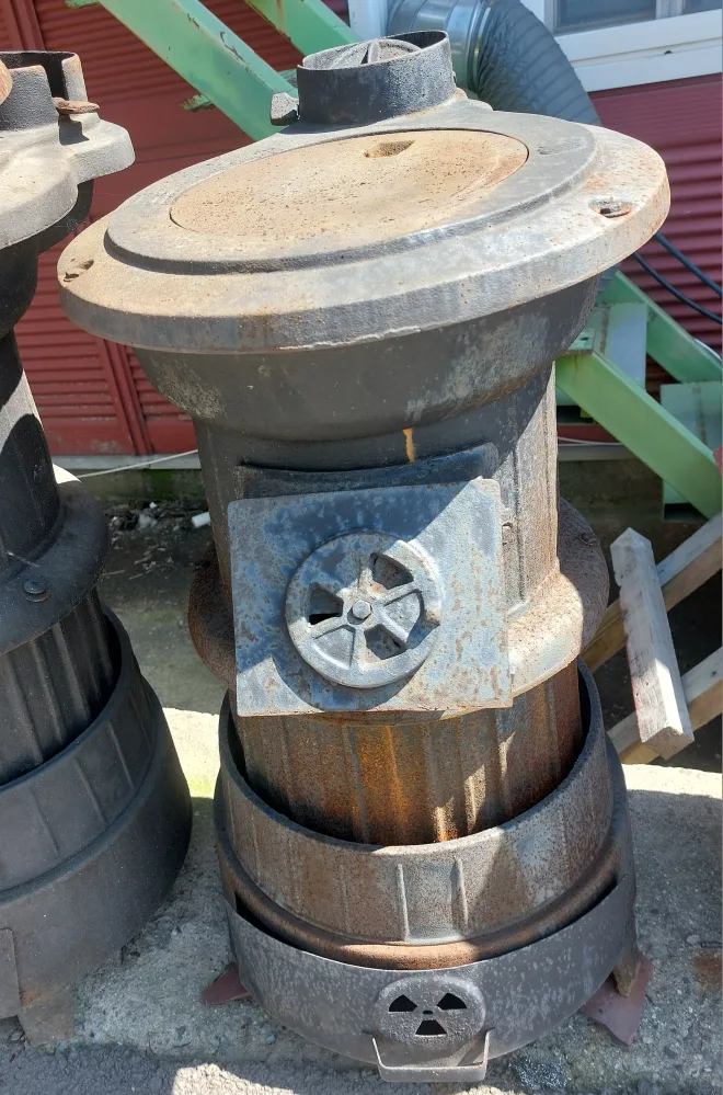 옛날 빈티지 난로 주물난로 갈탄난로 화목난로