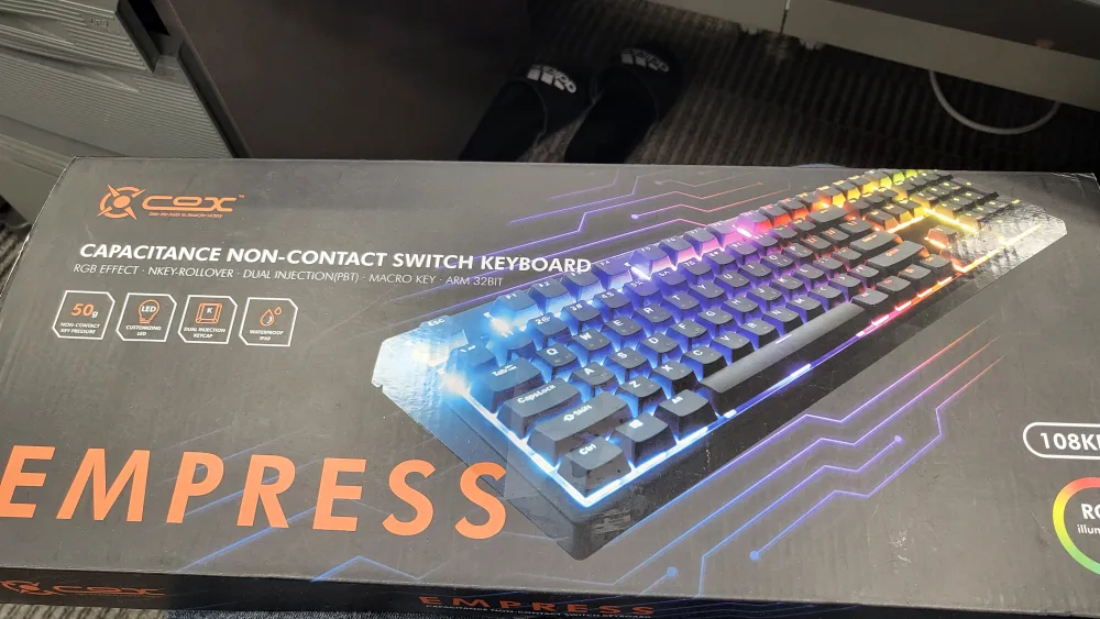 COX 엠프리스 무접점 키보드(108키)중고