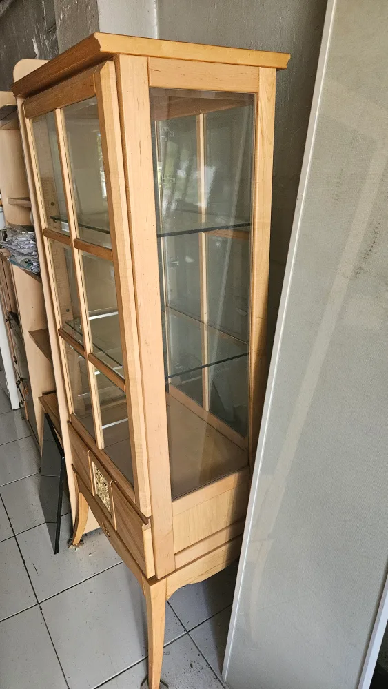 유리 장식장 원목진열장(중고)