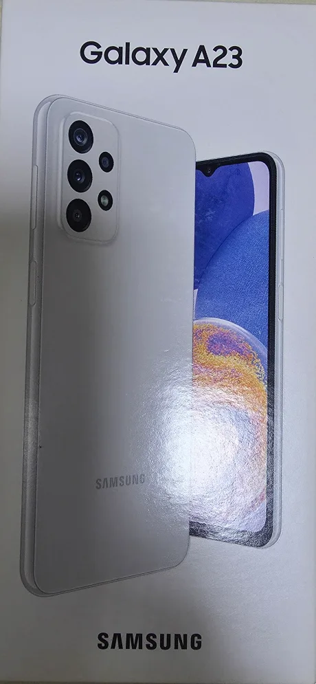 갤럭시 A23 화이트 S급 중고