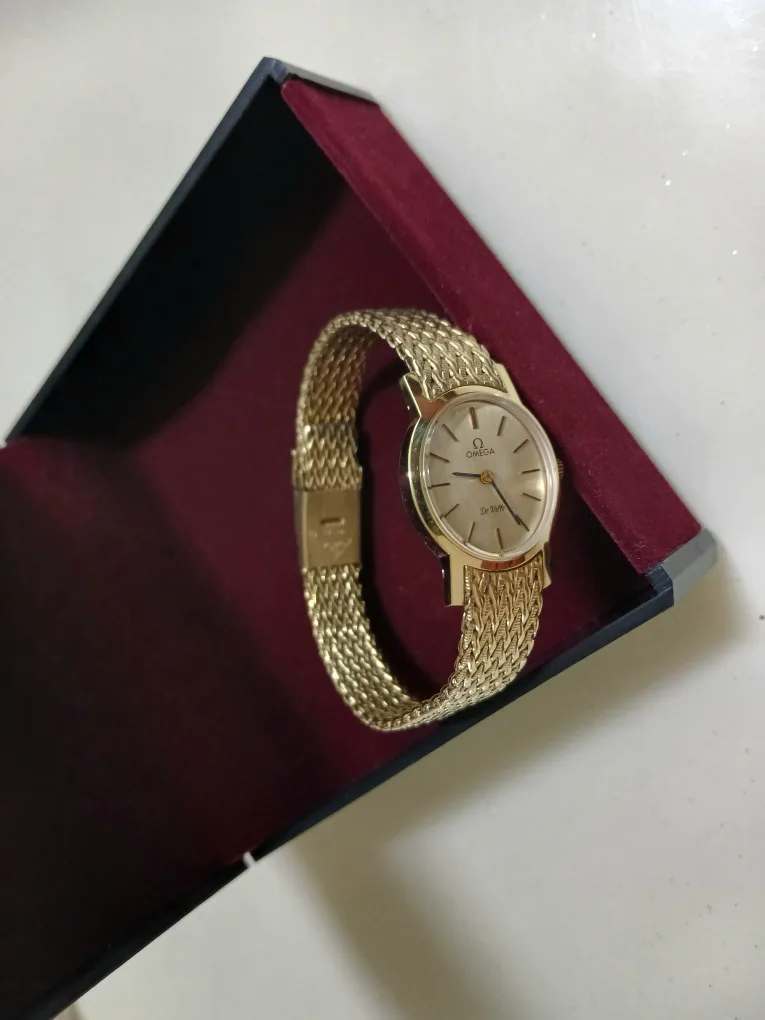오메가 드빌 여성 금장 시계 [정품]