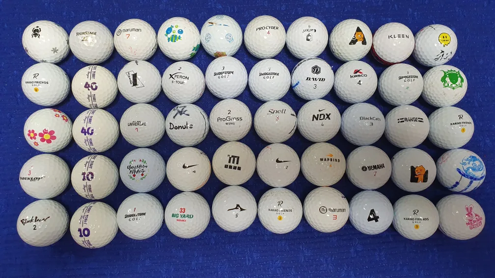 골프공 (중고) 화이트 50개.2