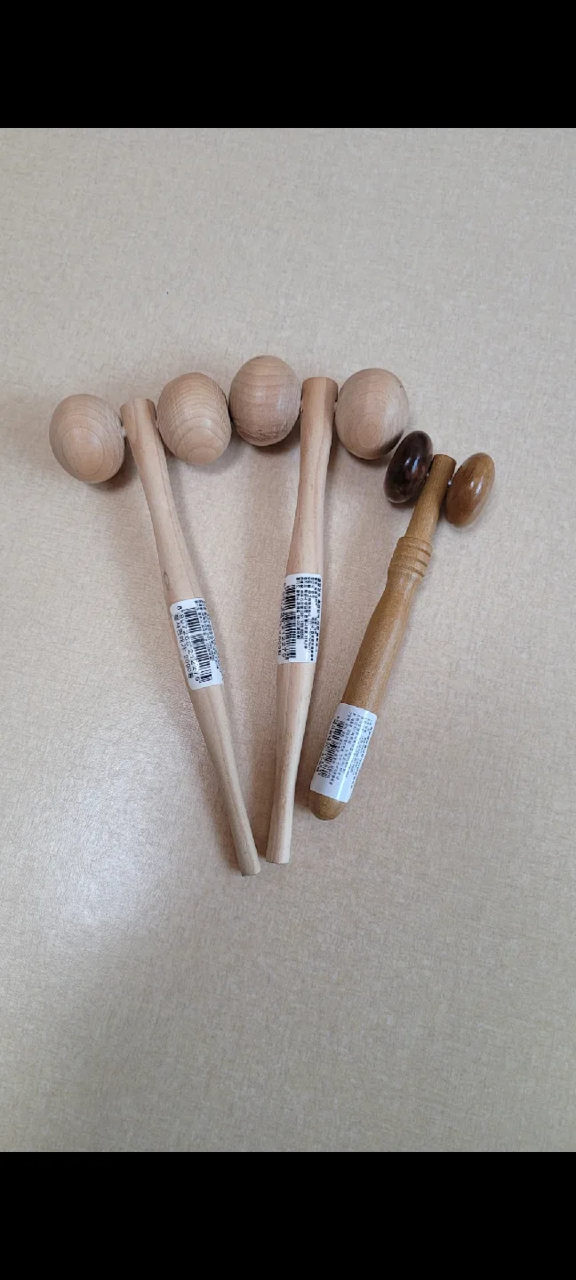 나무 마사지 도구 (3개 모두)