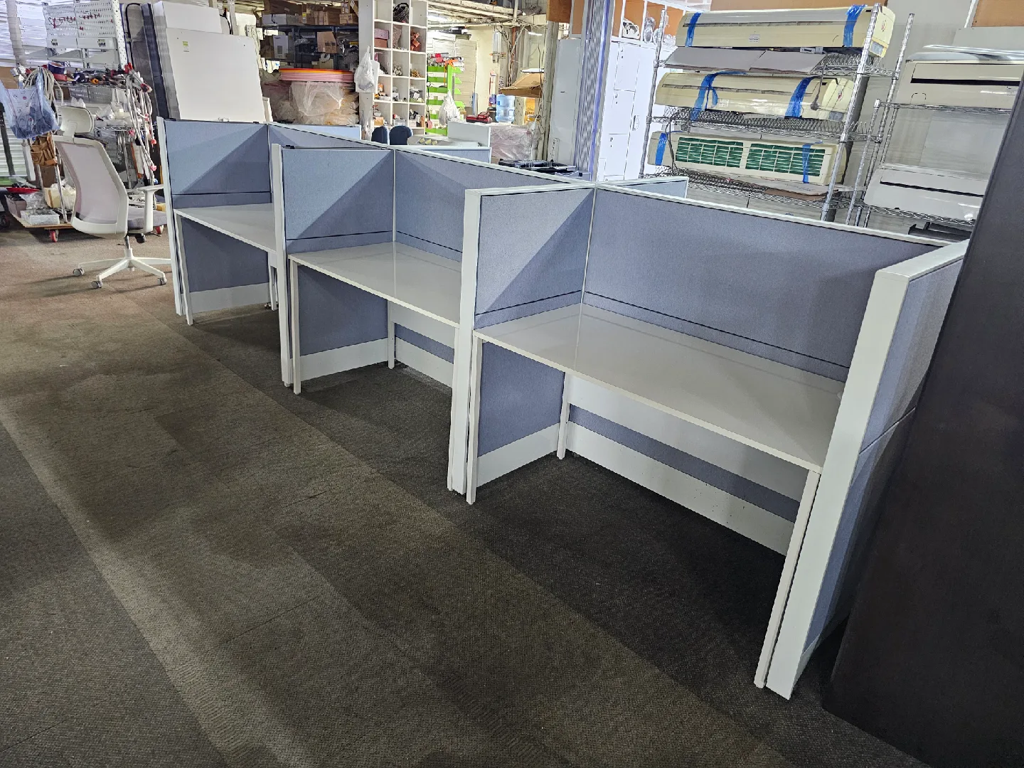 상담책상 카운터책상 칸막이 파티션 가림막 중고