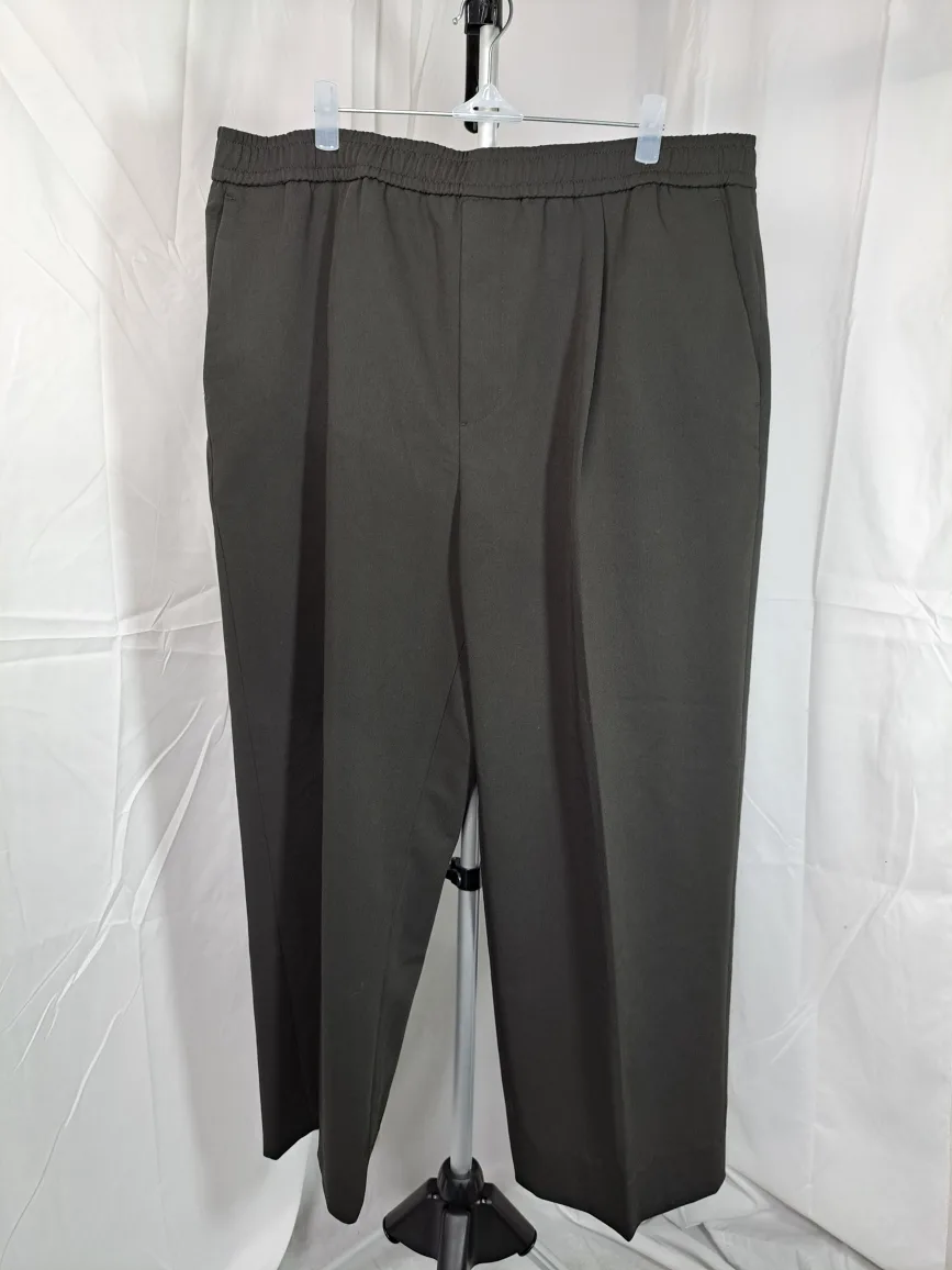 새 상품 탑텐 남성 와이드 밴딩 슬랙스 봄 가을용 36인치