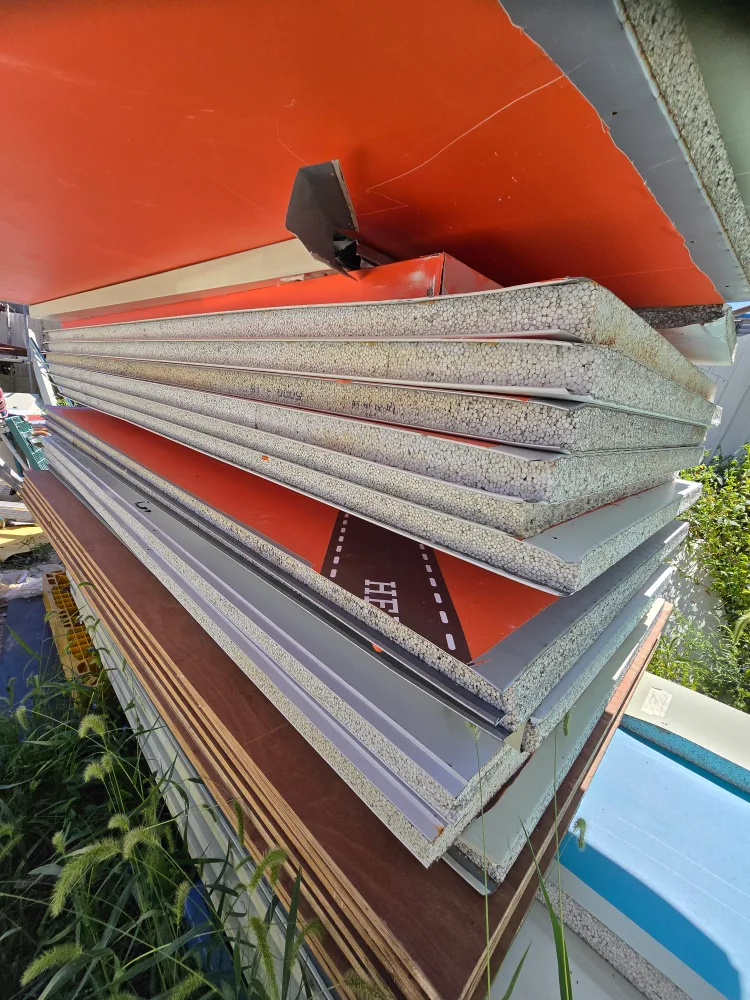 중고샌드위치판넬(난연스티로폼,50T) 판매합니다. -초월읍-