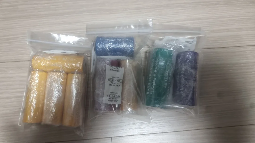 인도네시아 루피아 롤 묶음