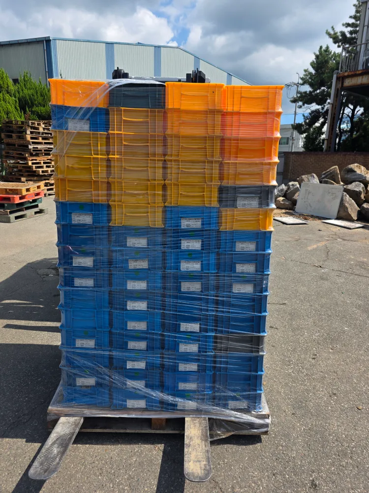 중고 플라스틱 정리함