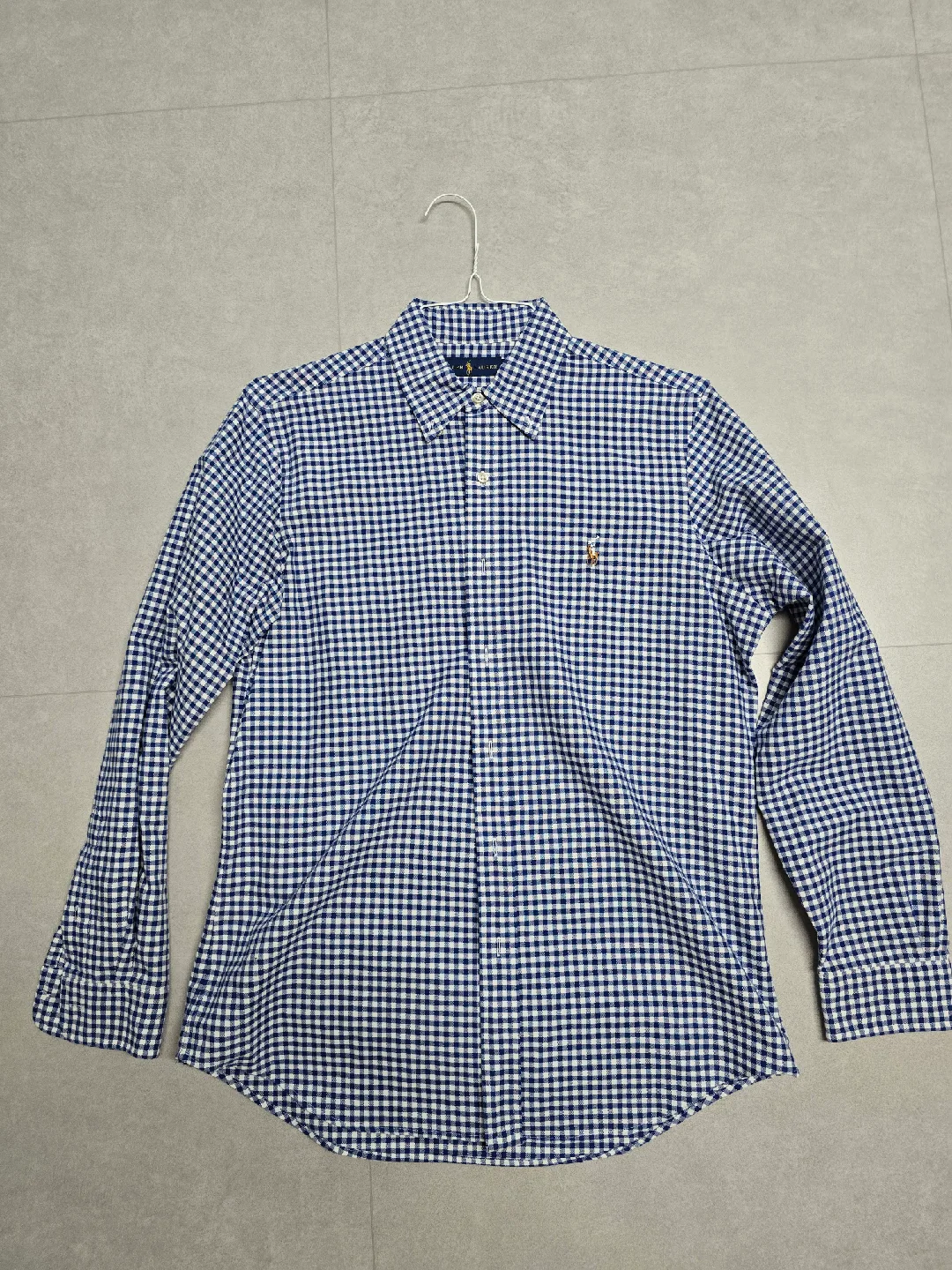 (중고판매)랄프로렌 남성 체크셔츠