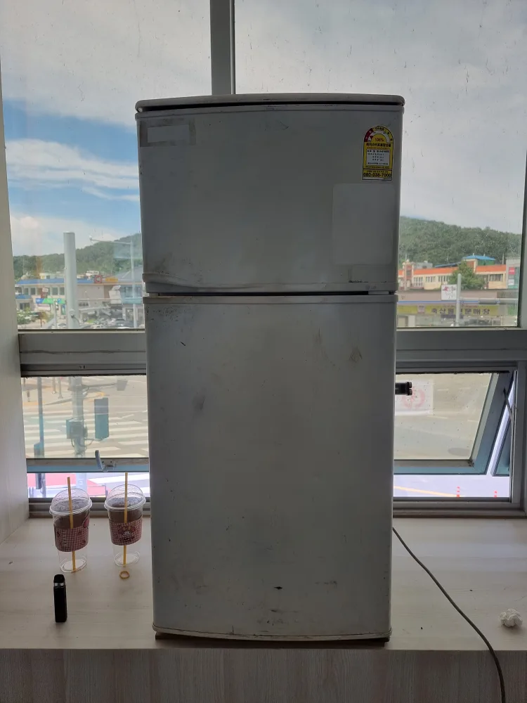 중고 2도어 냉장고