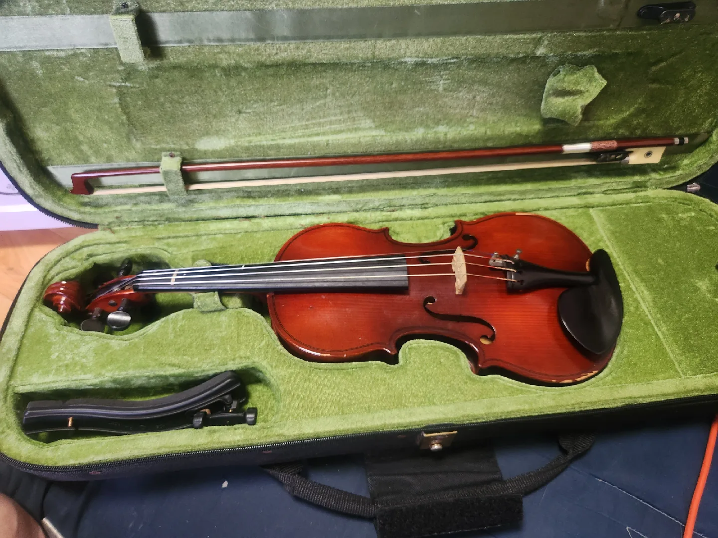 중고 바이올린 활+케이스(1/2)