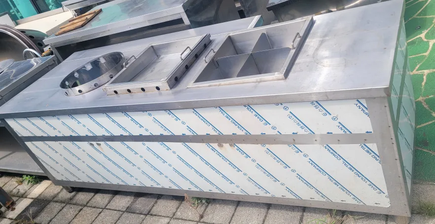 업소용 스텐 분식 매대(중고)