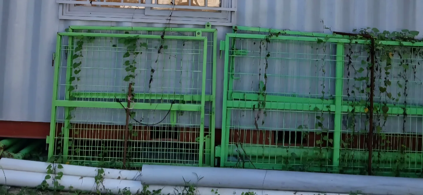 ❤️ 중고 휀스 연두색 문짝 ❤️ 울타리/펜스/그린색 울타리