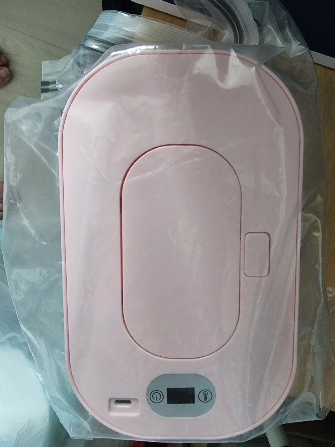 물티슈 워머 핑크