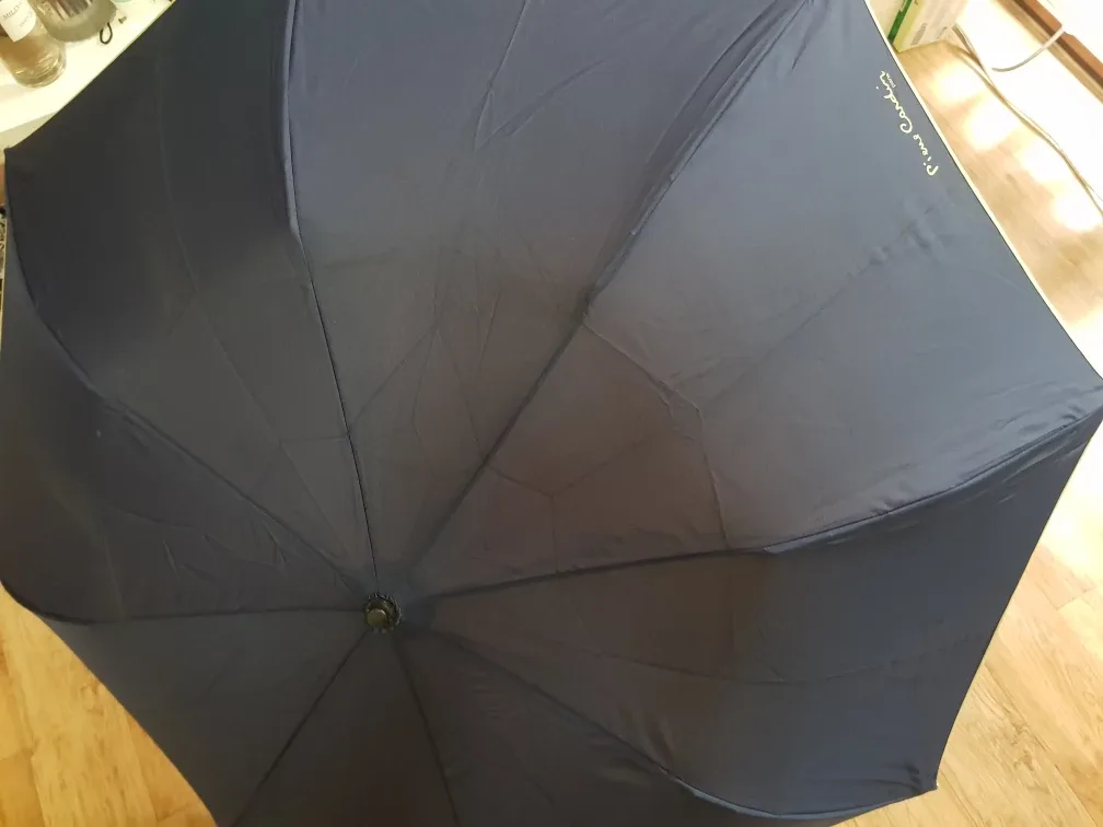 피에르가르뎅 네이비색 자동 2단 우산 [중고]