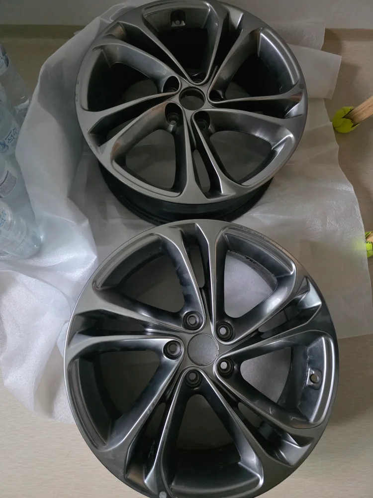 산타페 TM19인치 중고휠 2개