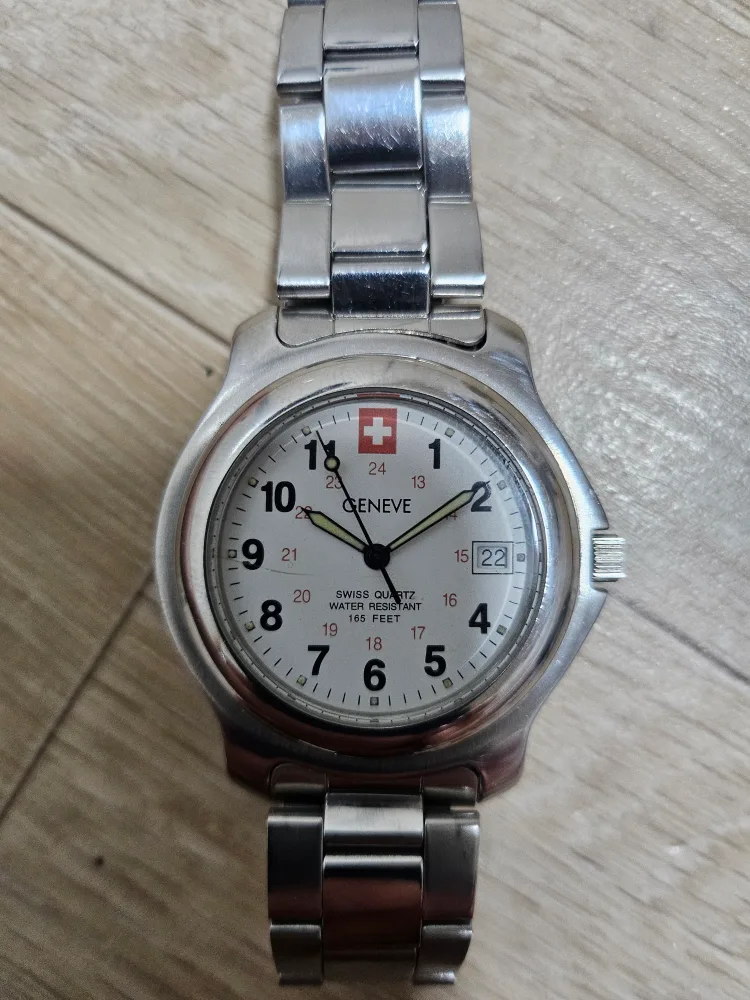 제네바  남자 손목시계 단품 중고판매합니다