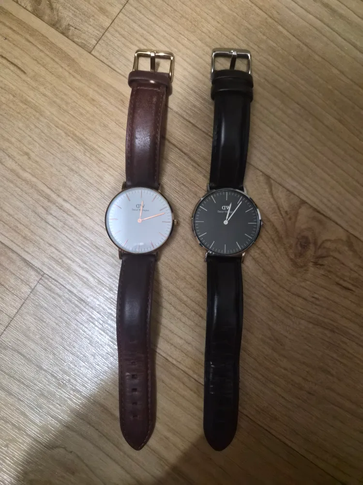 DW 가죽 시계 2개